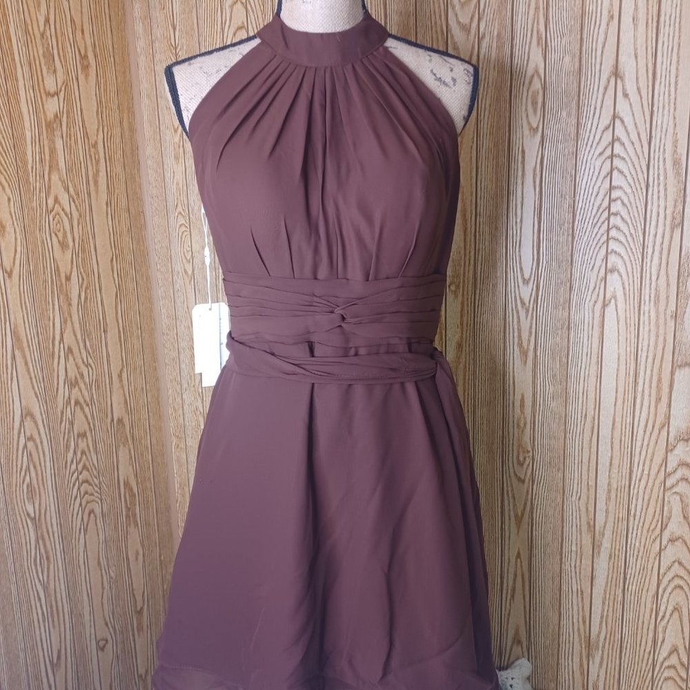 dresspic halterneck bridesmaid/prom dress